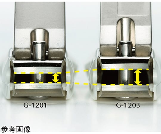 匠の技 刃間の広いステンレス製爪切り　G-1203 1個