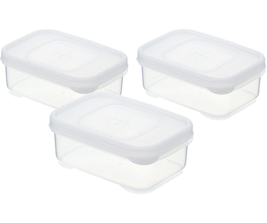 Ideal ID-404 Long Rectangular Mini 3P Clear 1 set (3 pieces) #1644 1 set (3 pieces)