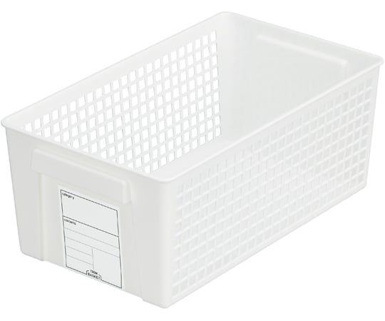 トリムバスケット ワイド ホワイト　#4671 1個