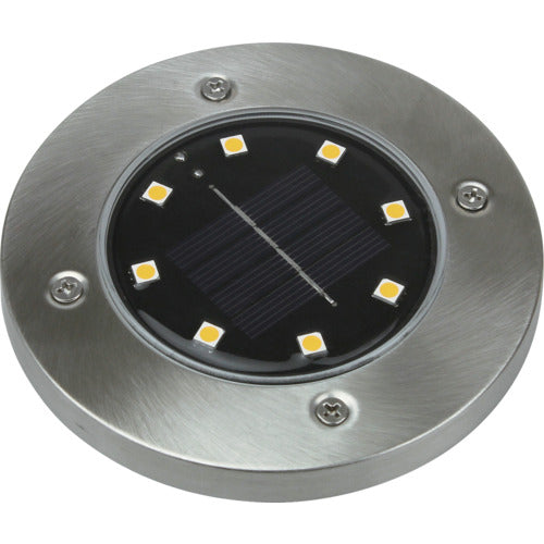 大進　埋め込み式ソーラーガーデンライト昼白色　DS-006R3　1 個