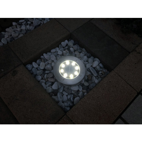 大進　埋め込み式ソーラーガーデンライト昼白色　DS-006R3　1 個