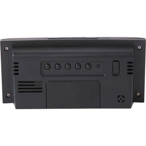 MAG 알람 시계 전파 디지털 우드 라인 알람 스누즈 라이트 온도 습도 날짜 요일 캘린더 나뭇결 브라운 T-743BR-Z T-743 BR-Z 1 개