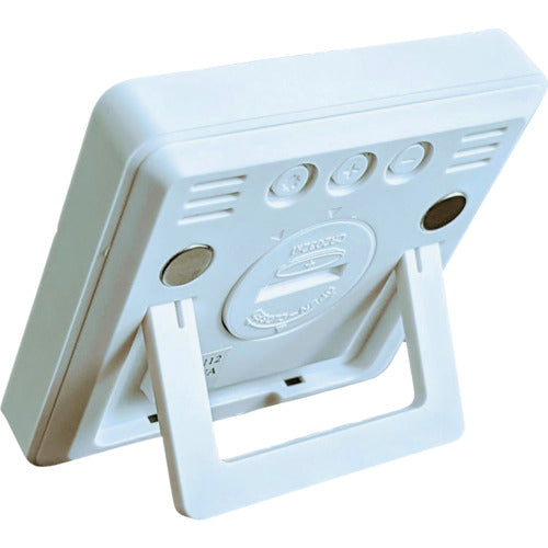 MAG 온습도계 온도계 습도계 온습도계 디지털 니코피타 시계 환경 기준 보기 쉬운 컬러 액정 두어 겸용 마그넷 스탠드 화이트