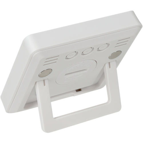 MAG 온습도계 온도계 습도계 온습도계 디지털 니코피타 시계 환경 기준 보기 쉬운 컬러 액정 두어 겸용 마그넷 스탠드 화이트