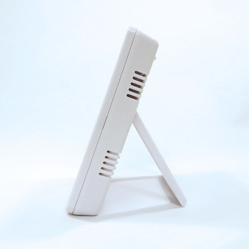 MAG Thermo-hygrometer Digital Clock Environmental indicator Stand for table or wall use White TH-105WH TH-105 WH 1 unit