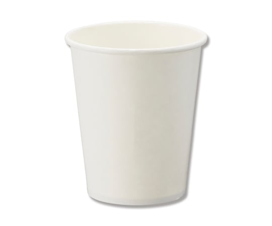Paper cups for both hot and cold drinks, 8 oz, 80 mm diameter, white, pack of 50, 004535991, 1 pack (50 pcs)