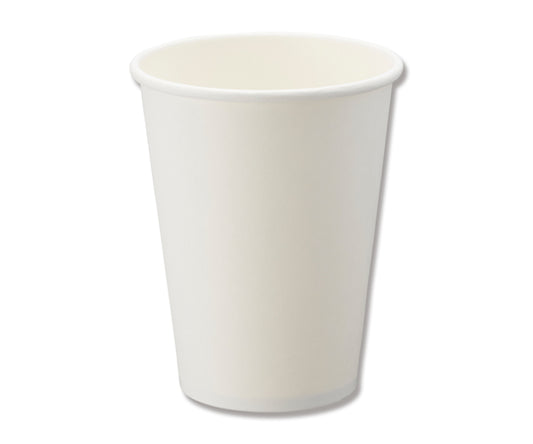 Paper cups for both hot and cold drinks, 12 oz, 90 mm diameter, white, pack of 50, 004535992, 1 pack (50 pcs)