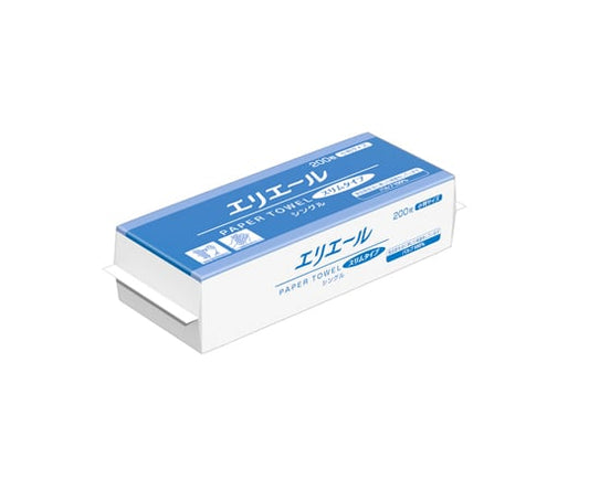 Elleair Paper Towels Slim Type Oval 200 Sheets 004711476 1 bag (200 sheets)