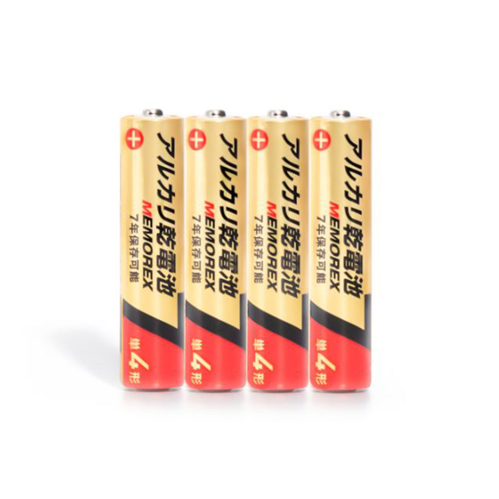 MEMOREX 알칼리 건전지 단사형 4개 LR03/1.5V/4S7 1팩(4개입)
