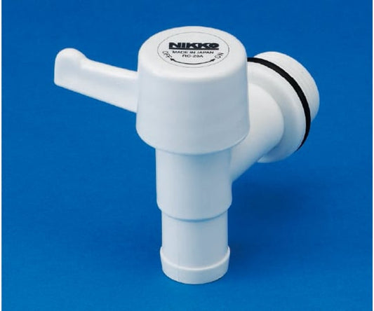 Lever cock for tapered tanks and jars, white, chemical resistant, 1 pc. 3209-08 RC-20A 1 pc.