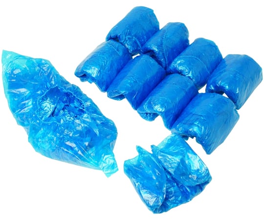 使い捨てポリエチレンシューズカバー 100枚入　WS6650 1組(100枚入)