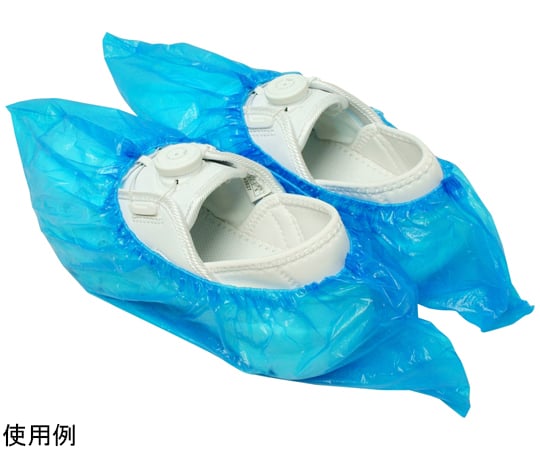 使い捨てポリエチレンシューズカバー 100枚入　WS6650 1組(100枚入)