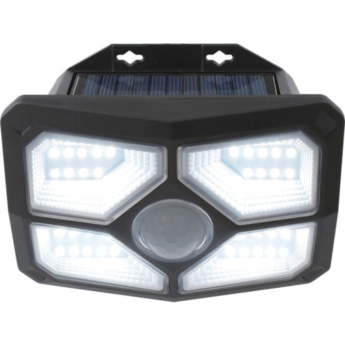 大進　明るさ切替えができるソーラーウォールライト　DLS-WL006　1 台