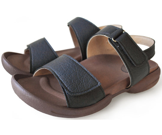 백 벨트 부착 구미 샌들 블랙 M(22.0~22.5) R279-BLK-M 1 다리