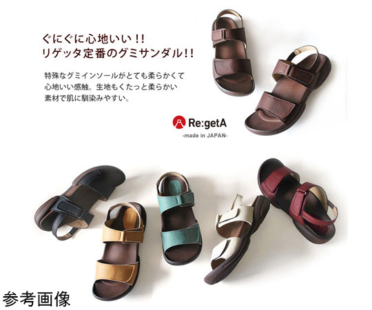 백 벨트 부착 구미 샌들 블랙 M(22.0~22.5) R279-BLK-M 1 다리