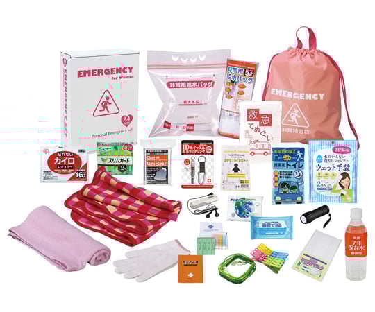 Women's Disaster Prevention 22-piece Set LD70 1 set