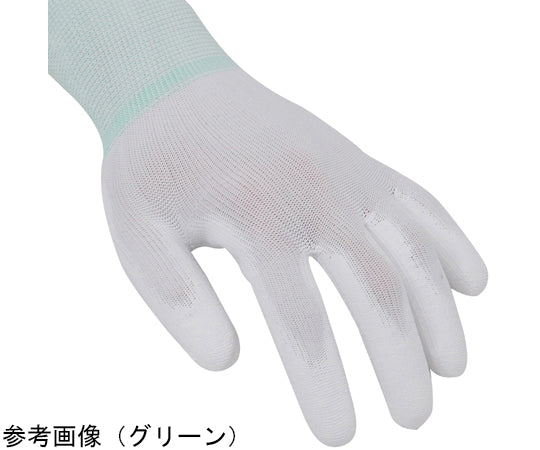 Urethane backless gloves, white, 10 pairs, M, 1761M, 1 set (10 pairs)