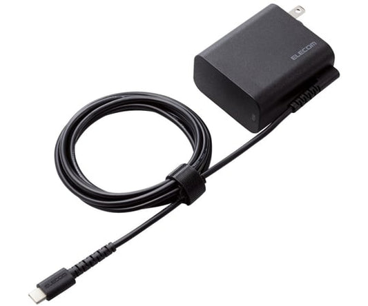 ノートPC用ACアダプター Type-C USB Power Delivery対応 45W ケーブル一体型 1.8m ブラック　ACDC-PD2545BK 1個