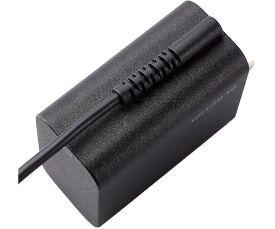 ノートPC用ACアダプター Type-C USB Power Delivery対応 45W ケーブル一体型 1.8m ブラック　ACDC-PD2545BK 1個