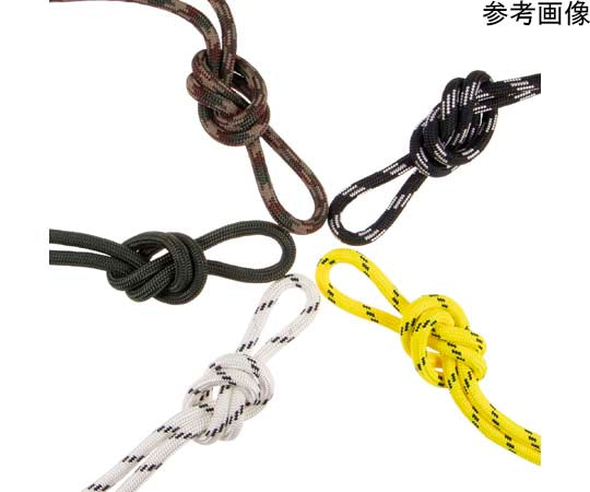 양단 카라비나 부착 로프 챌린저 로프 아미 그린색 카라비나 약 900kgf 로프 약 1600kgf(파단 강도) 두께 약 10mm×길이 약 10m 01130001 1개