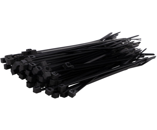 結束バンド ケーブルタイ 屋外用 黒 100×幅2.5mm 100本入　01281110 1パック(100本入)