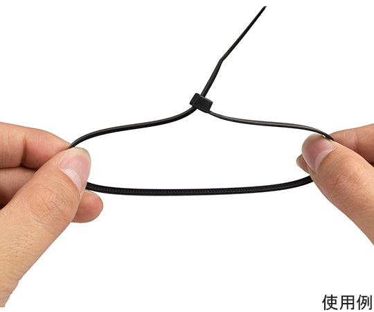 結束バンド ケーブルタイ 屋外用 黒 100×幅2.5mm 100本入　01281110 1パック(100本入)