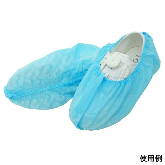 使い捨て不織布シューズカバー 滑り止め付 100枚入　WS6180 1袋(100枚入)
