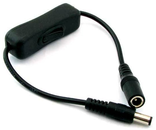 중간 스위치 부착 DC 중계 케이블(2.1φ) CHU-21 1개