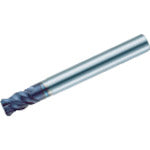 미쓰비시 K 4매 블레이드 임팩트 미라클 고능률 가공용 초경 테이퍼넥 제진 레이디어스 엔드밀 4mm VFHVRBD040R10N025T09 1개