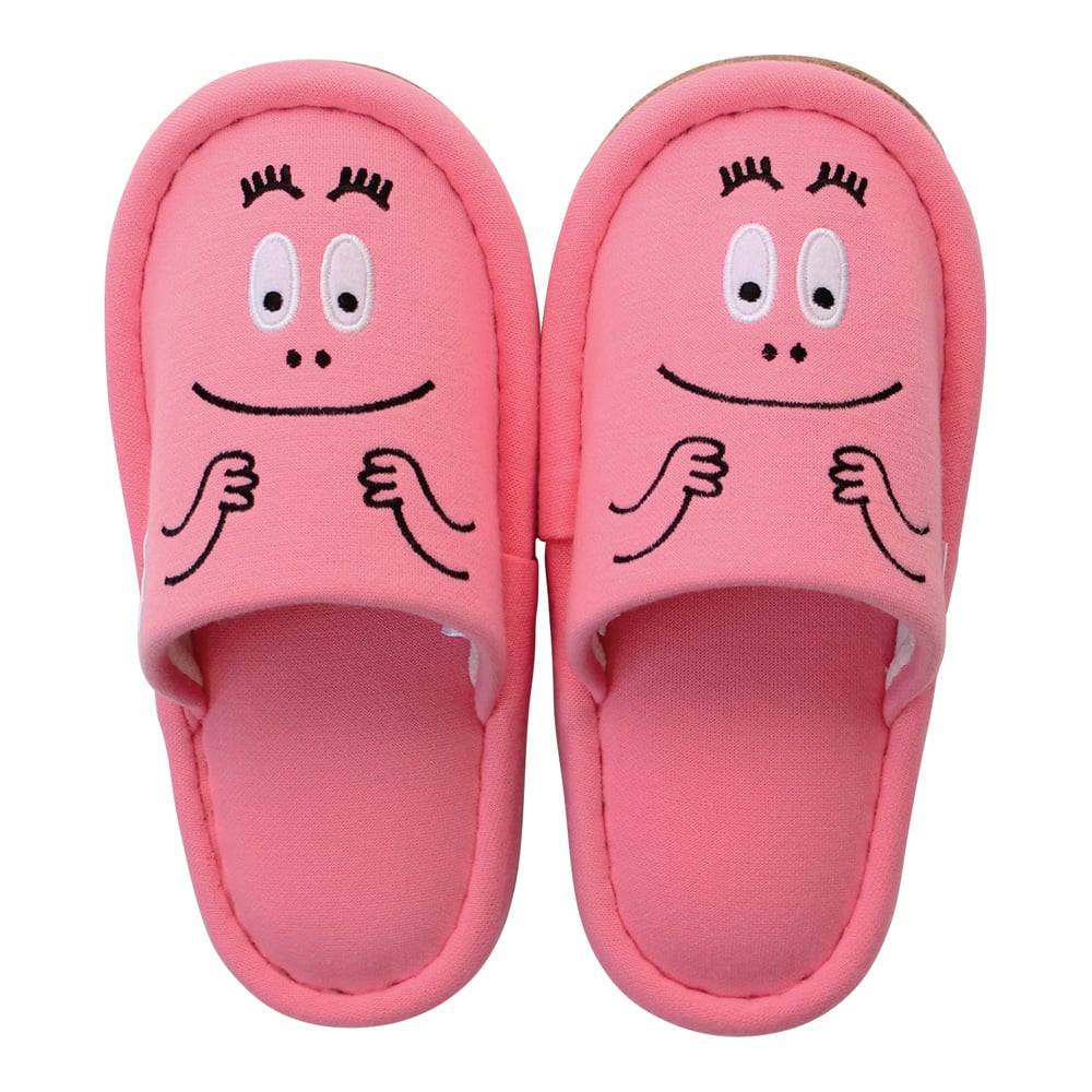 子供用スリッパ（バーバパパ） ピンク 1足