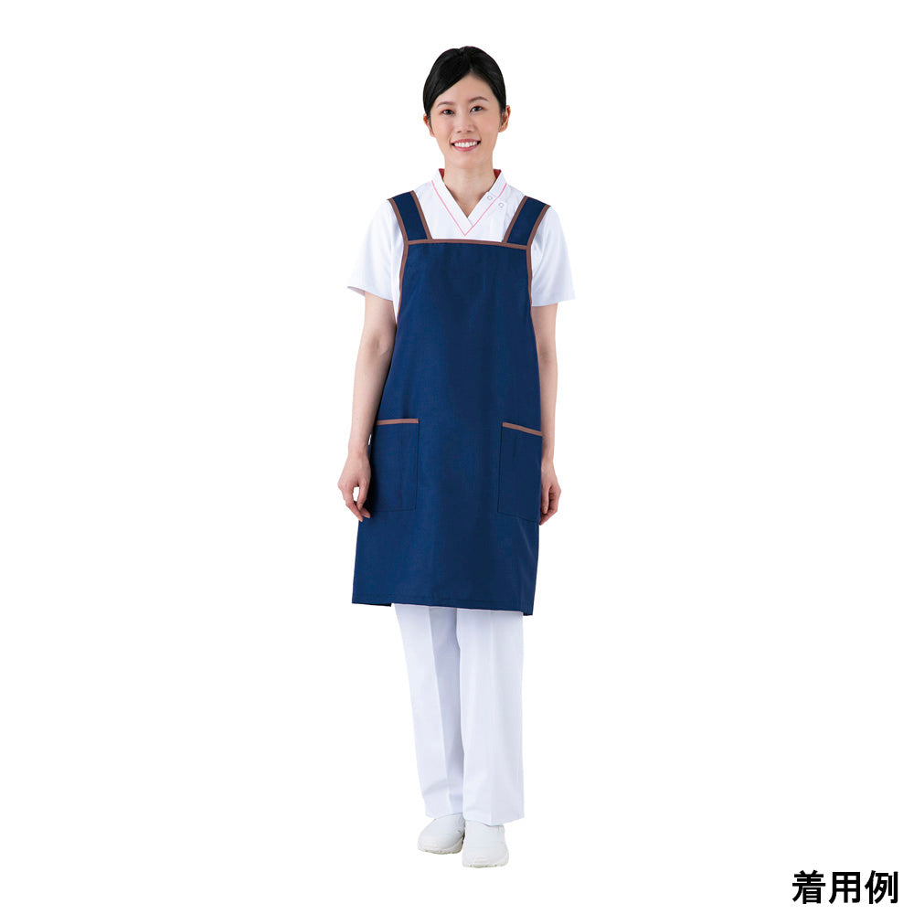 Navy apron, free size, 1 piece