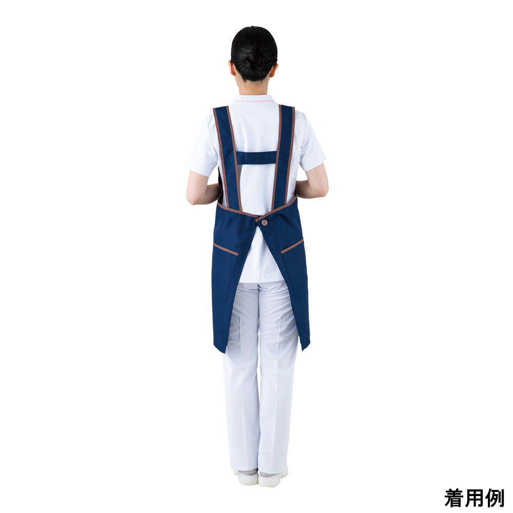 Navy apron, free size, 1 piece
