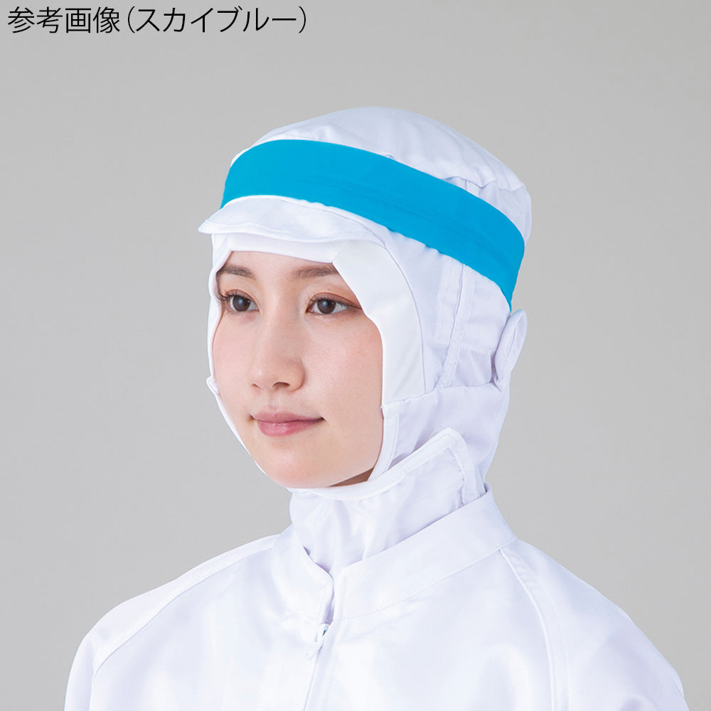 認識表示カラーヘアバンド（面ファスナー型） グリーン 1枚