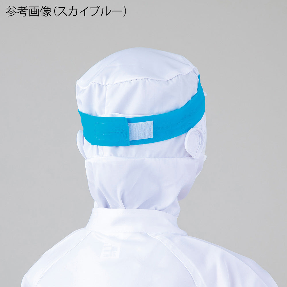 認識表示カラーヘアバンド（面ファスナー型） オレンジ 1枚