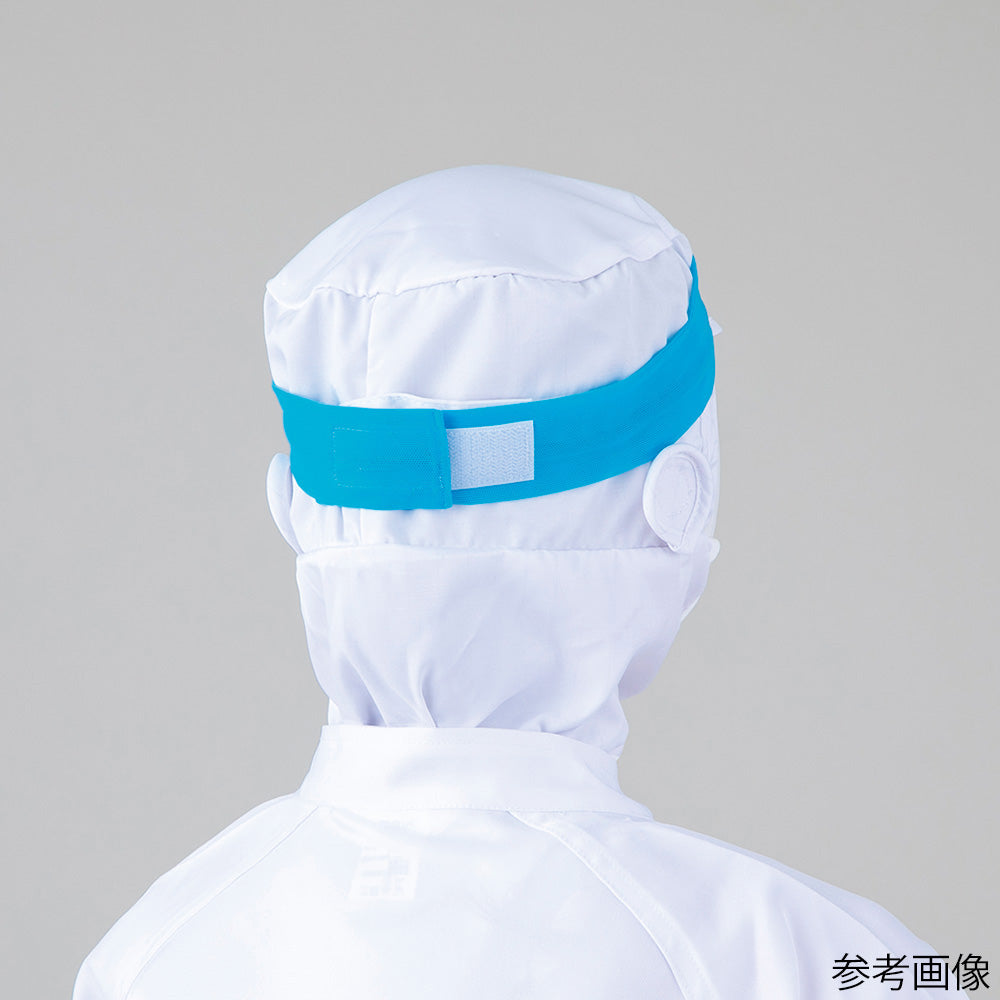 인식 표시 컬러 헤어 밴드(면 패스너형) 스카이블루 1장