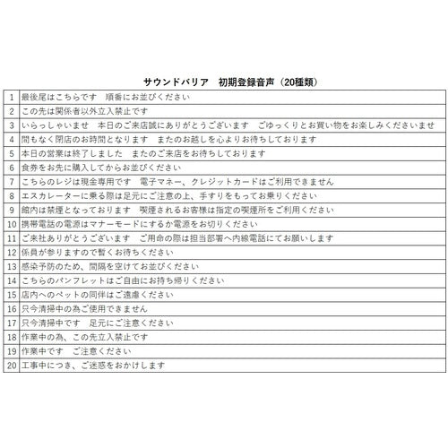 Ｒｅｅｌｅｘ　人感センサー付き音声案内機　サウンドバリアアタッチメントセット　SB-100SET　1 台