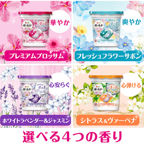 P&amp;G 볼드 젤 ​​볼 4D 프리미엄 블러섬 리필용 하이퍼 점보 33개 417696 9개