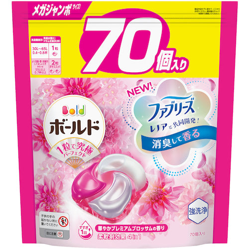 P&amp;G Bold Gel Ball 4D Premium Blossom Refill Mega Jumbo 70 pcs 417699 1 pc