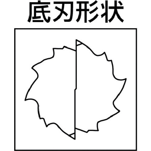 三菱　１２枚刃ダイヤモンドコーティングクロスニックＣＦＲＰ加工用　超硬スクエアエンドミル１０ｍｍ　DFCJRTD1000　1 本
