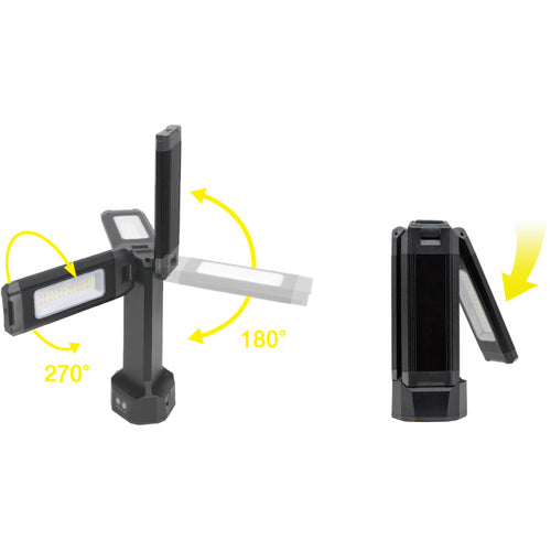 ｍｕｓａｓｈｉ　充電式３灯ワークライト　RWL-300　1 個