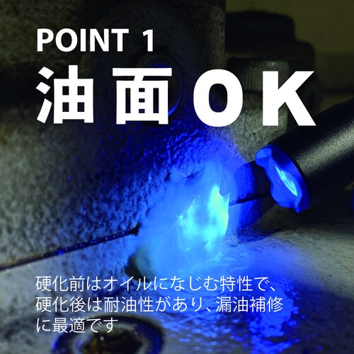 前田シェル　ＵＶ硬化型漏洩補修材　リークブロック　１０ｇ　LB-10G　1 個