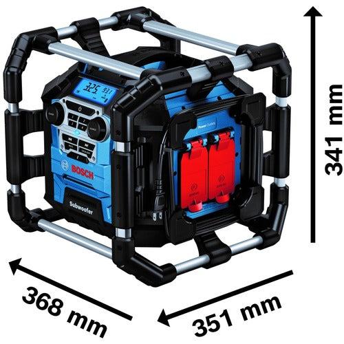 보쉬 18V 현장 라디오 + 배터리 충전기 세트 GPB18V-5CSET 1 S