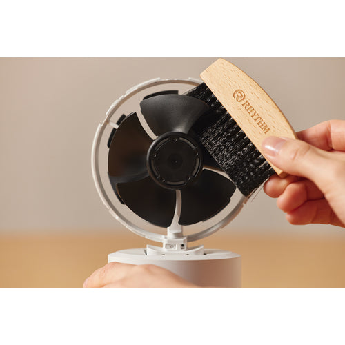 ＲＨＹＴＨＭ　卓上扇風機　静音　小型　ＵＳＢ給電式　自動首振り　強力　ＤＣモーター　２重反転ファン　デスクファン　お手入れ簡単　Ｓｉｌｋｙ　Ｗｉｎｄ　Ｍｉｎｉ　ライトグレー　9ZF038RH08　1 個