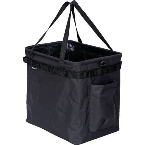 ＴＲＵＳＣＯ　ワンタッチバケット黒色　Ｗ３５０ＸＤ２６０ＸＨ３４０ｍｍ　TOB350-BK-A　1 個