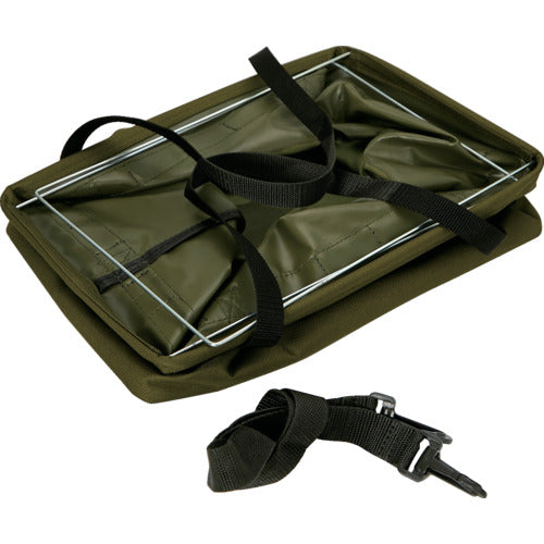 TRUSCO 원터치 버킷 올리브 드러브 색상 W350XD260XH340mm TOB350-OD-A 1개