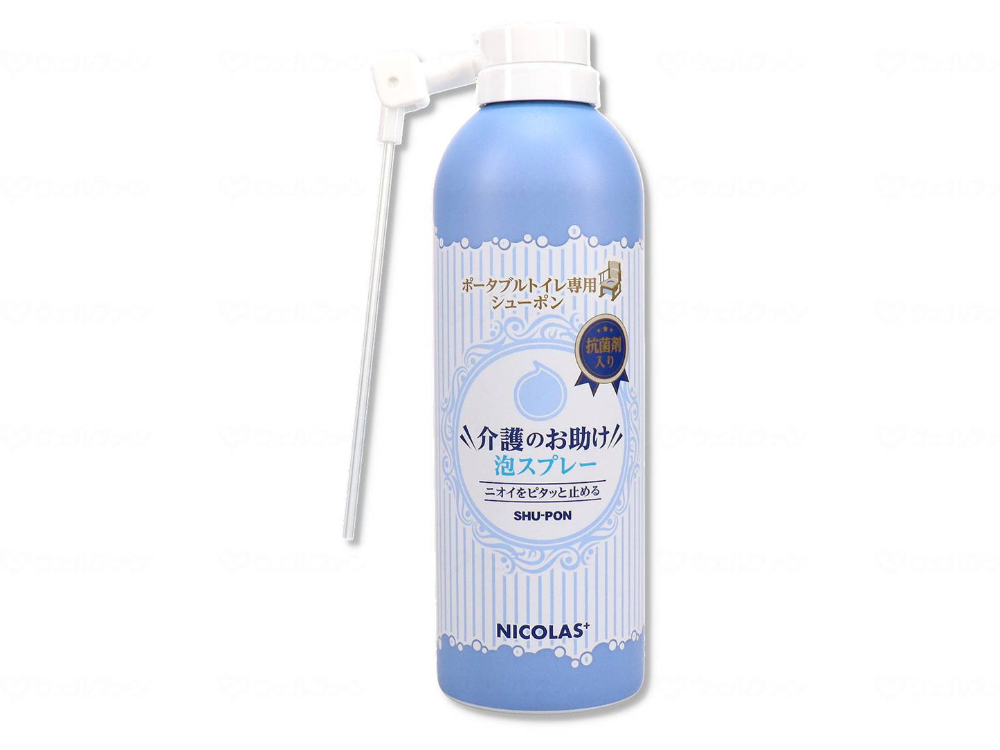 ニコラス介護のお助け泡ｽﾌﾟﾚｰﾎﾟｰﾀﾌﾞﾙﾄｲﾚ専用ｼｭｰﾎﾟﾝ ｹｰｽ 300ml