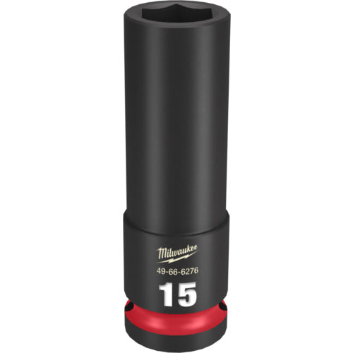 milwaukee SHOCKWAVE IMPACT DUTY 딥 임팩트 소켓 1/2 인치(12.7mm)각 15mm 49-66-6276 1개