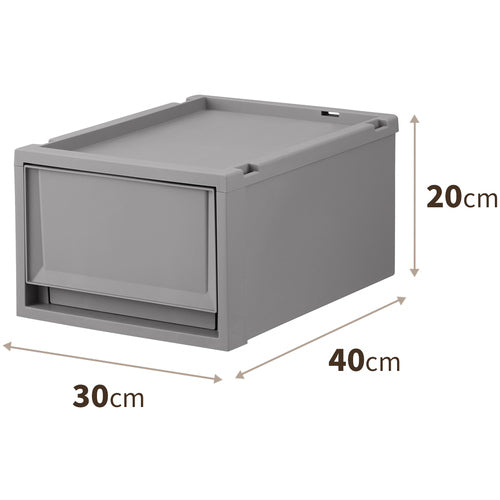 ＴＥＮＭＡ　フィッツケース　ＦＣ４０−３０２０　１３Ｌ　グレー　110014837　1 個