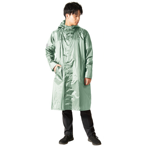 Ｍａｋｋｕ　バッグインサイクルレインコート　ミント　ＦＲＥＥ　AS515004　1 着