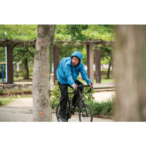 Makku Panorama Bag-in Rain Suit Sky Blue L AS514027 1 unit